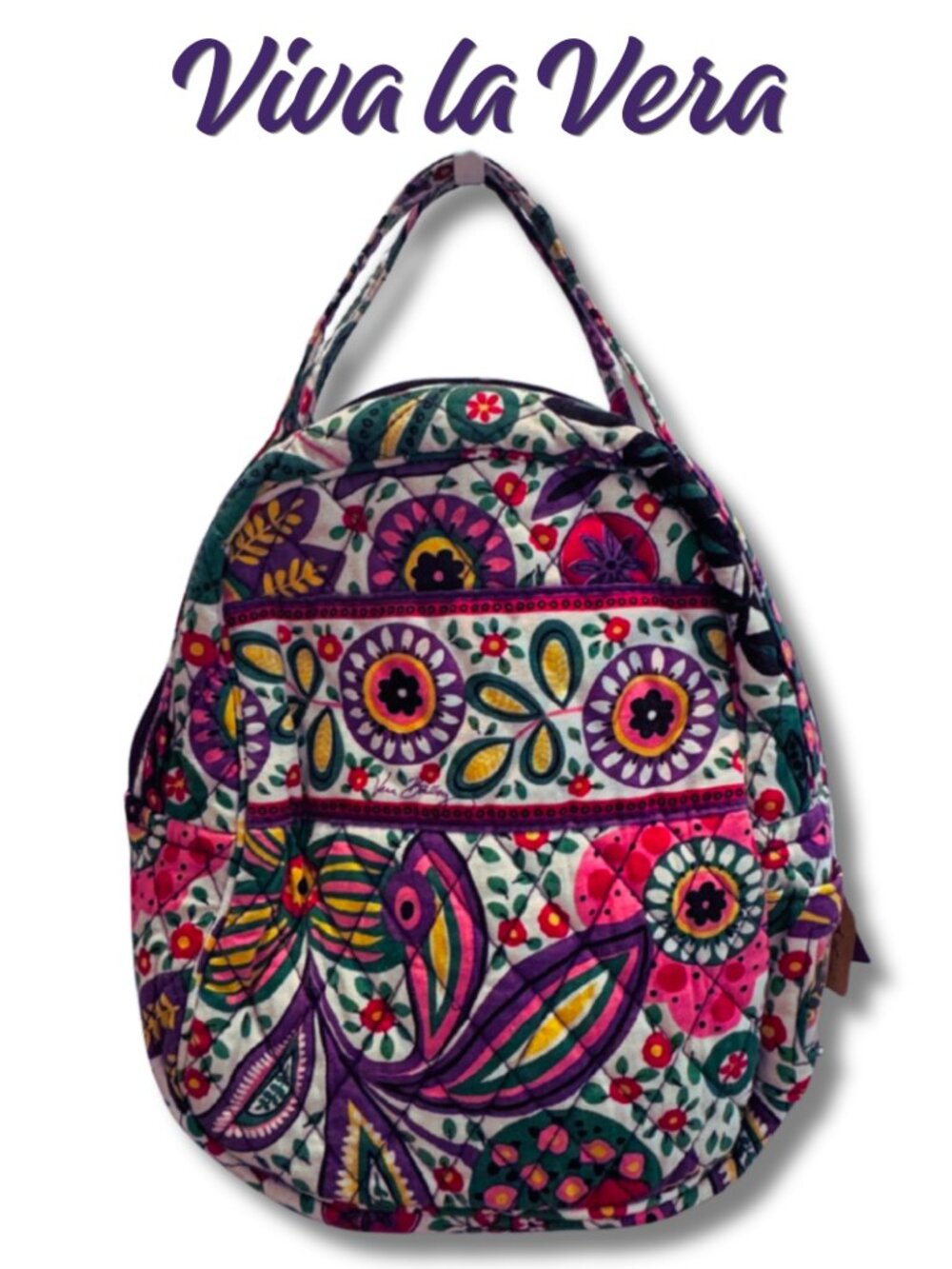 Vera Bradley Viva La Vera Lunch Bag Retired Y2K Floral Back to School